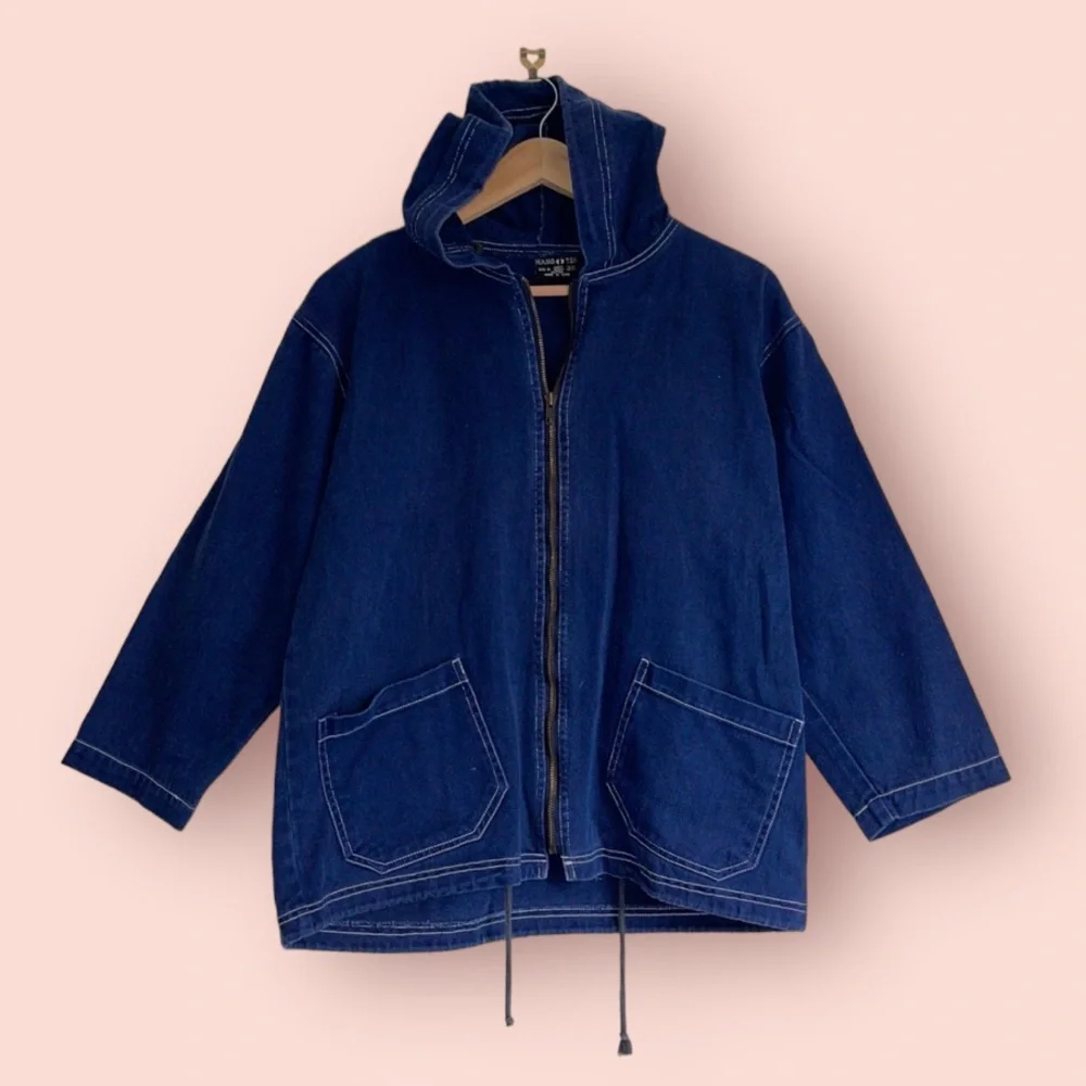 HANG TEN | Vintage style denim hooded anorak - Picture 1 of 8